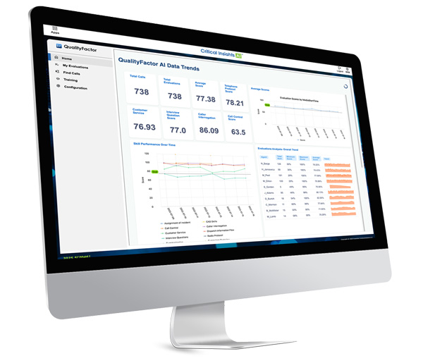 Monitor with a Quality Factor AI screenshot